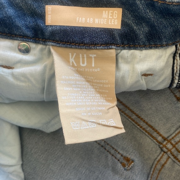 KUT from the kloth Meg wide leg jeans - Picture 4 of 4
